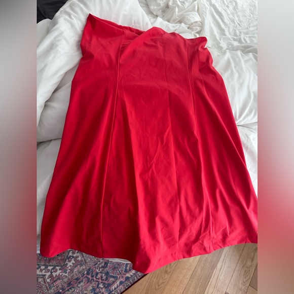 Outdoor Voices Dresses - One Shoulder Dress in Poppy Size Small - Picture 6 of 7